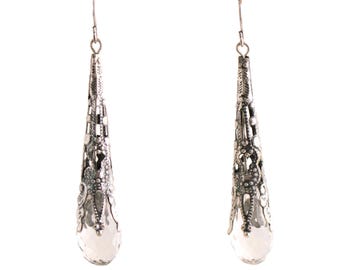 Crystal Style Dangle Earrings
