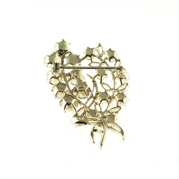 Vintage Floral Brooch - image 2