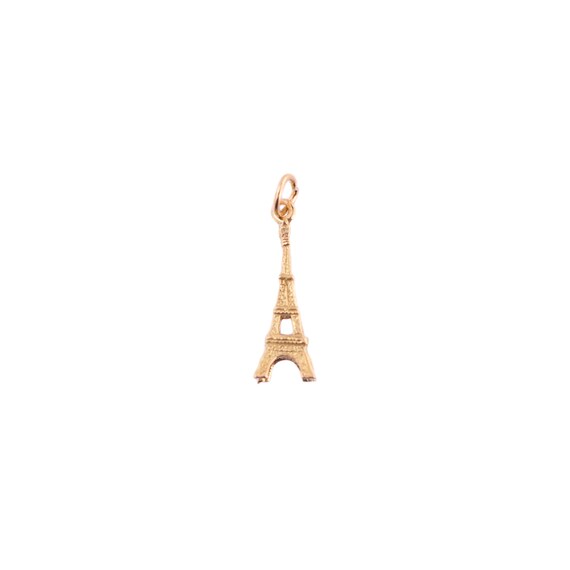 14K Gold Eiffel Tower Charm