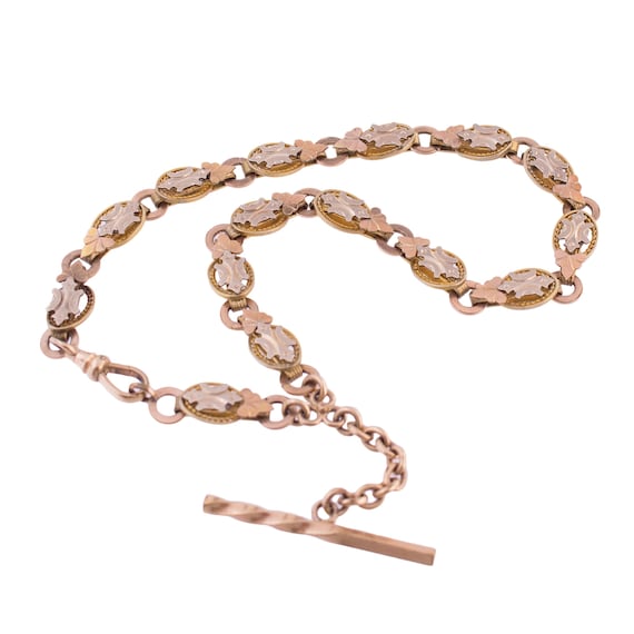 Gold Filled Victorian Decorative Watch Chain