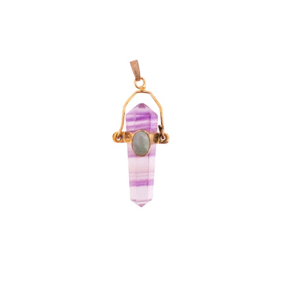 Purple Crystal Style Pendant - image 1