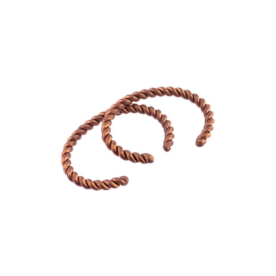 Copper Twist Cuff Bracelets - image 2
