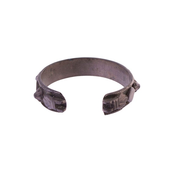 Childs Silver Cuff Bracelet - image 4