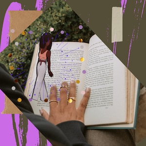African American/Black Girl Bookmark for Books/Journals