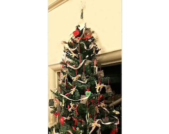 Sewing pattern: handmade textiles Christmas Tree Decorations, ornaments, home-made Xmas, PDF 'Jingle Bells'