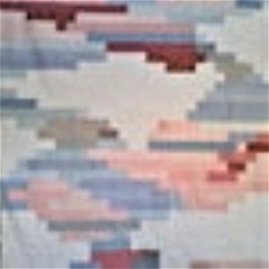 King Size 'Sky Blue Pink' Quilt Pattern: Contemporary Strip-Piecing (PDF)