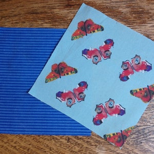 Sewing pattern: pocket tissues holder, 'quick make', beginner-friendly, gift or fund-raising item, butterflies, PDF 'Tissue Pack Holder' image 3
