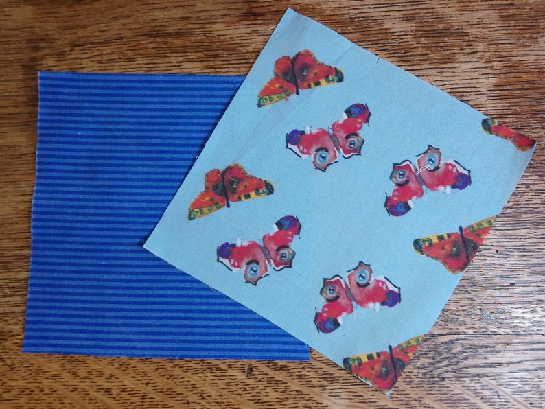Sewing pattern: pocket tissues holder, 'quick make', beginner-friendly, gift or fund-raising item, butterflies, PDF 'Tissue Pack Holder' image 3
