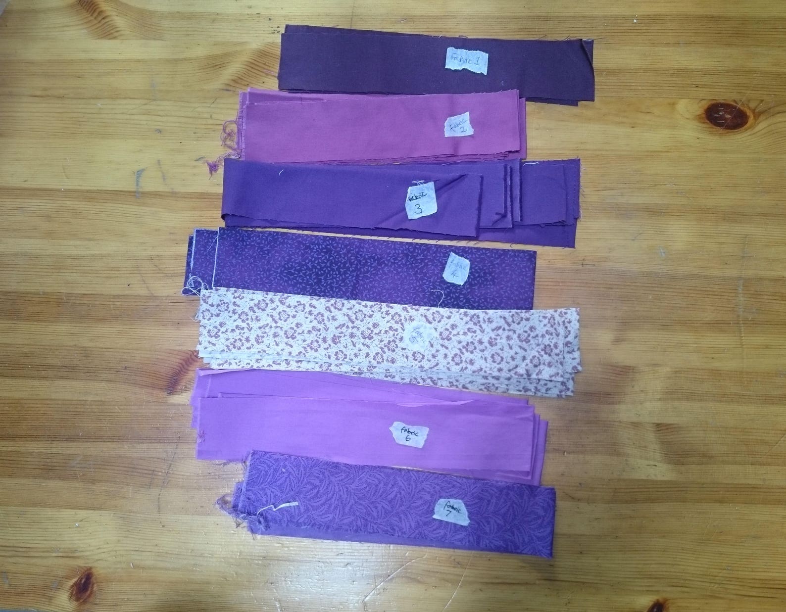 Quilt Pattern Double Bed Medallion Quilt, Star Blocks, Blue, Purple