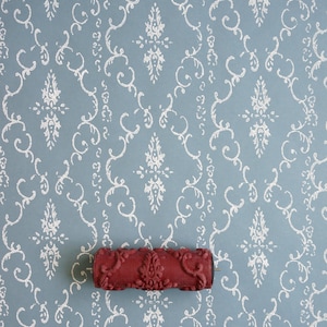 Damask Patterned Paint Roller No.29 from Paint & Courage