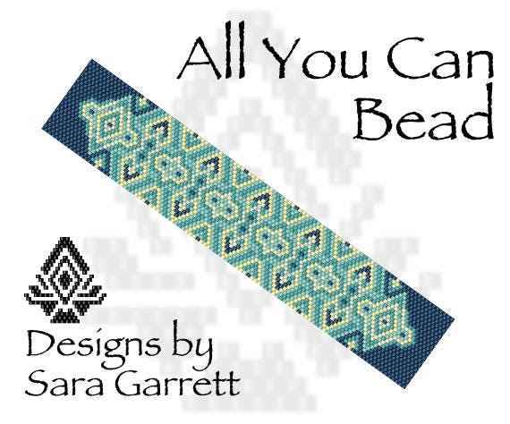 Peyote Bracelet Pattern 248 Bead Weaving INSTANT DOWNLOAD PDF | Etsy