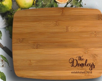 Personalized Cutting Board - Engraved Cutting Board, Custom Cutting Board, Wedding Gift, Housewarming Gift, Anniversary Gift, Wood board