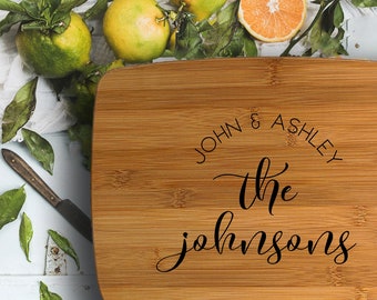 Personalized Cutting Board, Engraved Cutting Board, Personalized Wedding Gift, Housewarming Gift, Anniversary Gift, Custom Board