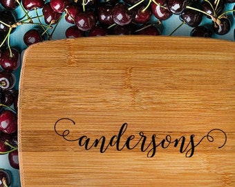 Engraved Cutting Board, Personalized cutting board, House Warming Gift, Personalized Cutting Board, Anniversary gift, Custom Cutting Board