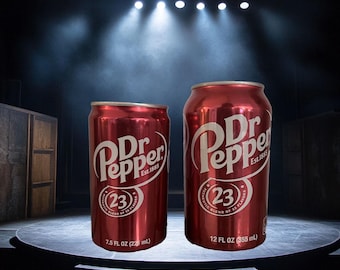 Dr Pepper Soy Candle in Authentic Soda Can – Hand-Poured, Eco-Friendly, Retro Gift