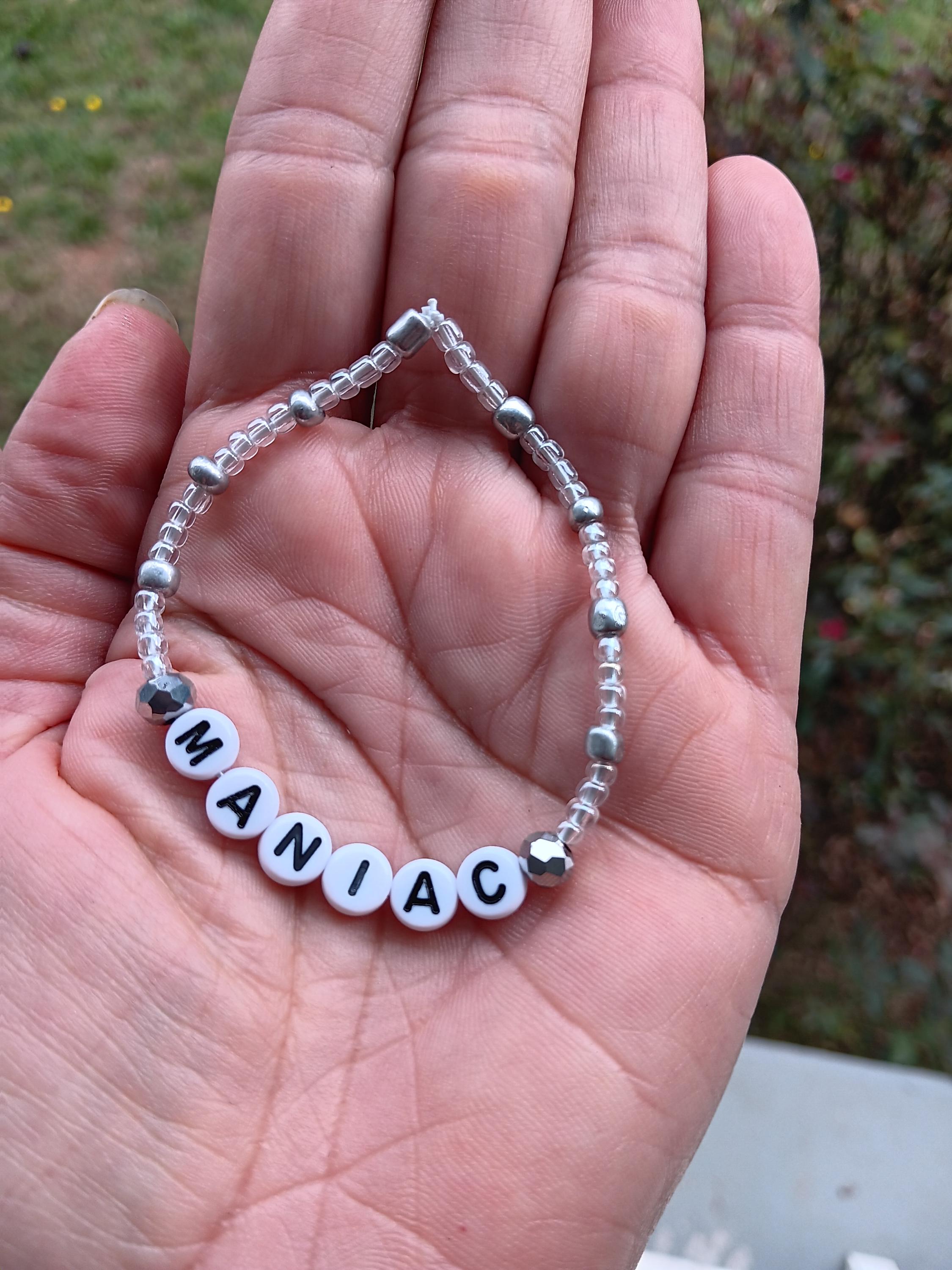 Stray Kids Stretch Beaded Name Bracelet - Bang Chan, Channie