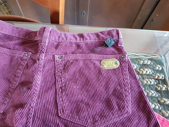 90s Dolce & gabbana velvet pants