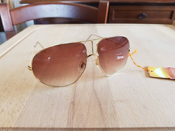 80s NOS Solgir aviator made in italy sunglasses