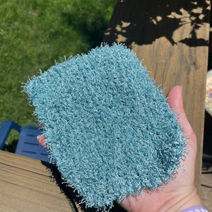 Scrubby dish cloth, cleaning supplies, bathroom essentials, kitchen cleaner, exfoliator, gift for sister, eco friendly gift, housewarming