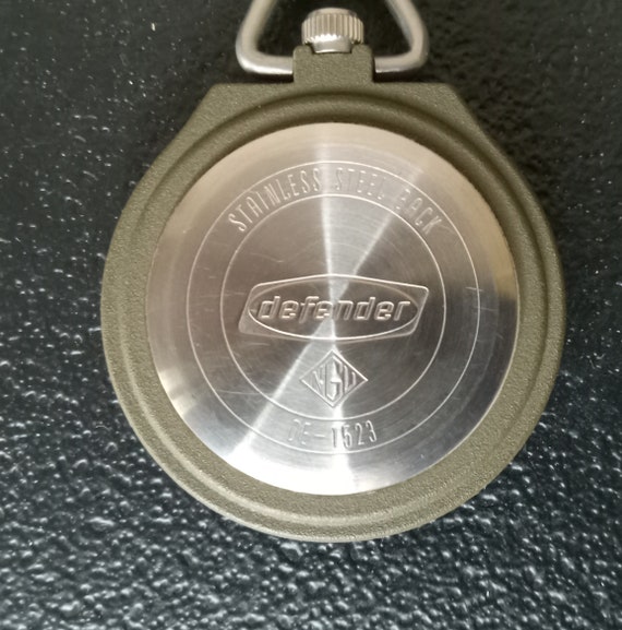 Fossil Defender Pocket Watch Hunting Camping - image 2