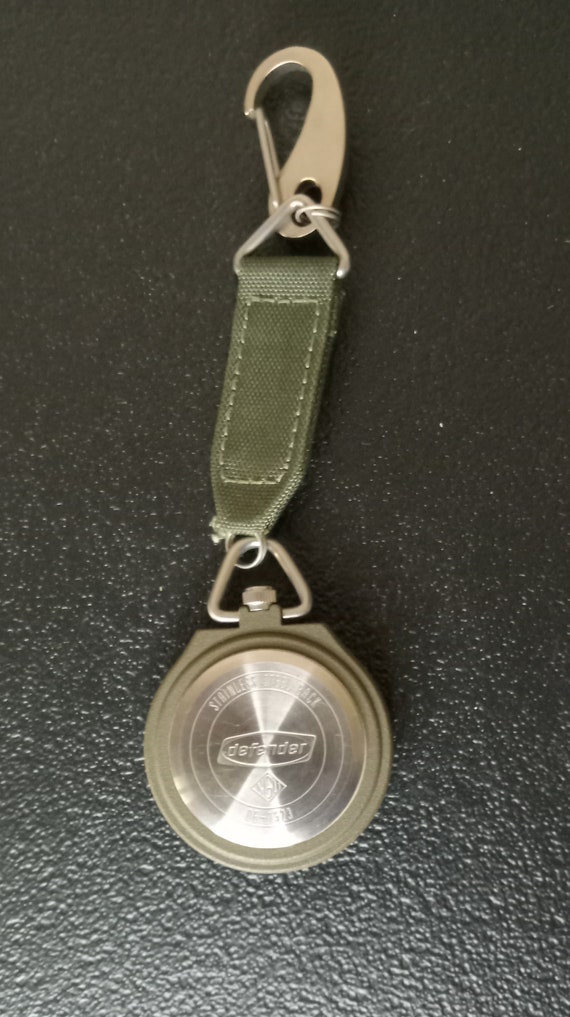 Fossil Defender Pocket Watch Hunting Camping - image 4