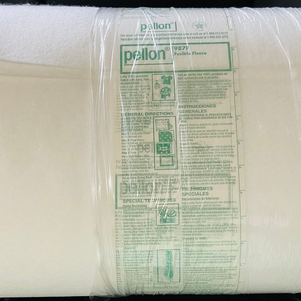 Pellon’s 987F Fusible Fleece—White—Interfacing—Stabilizer—Batting