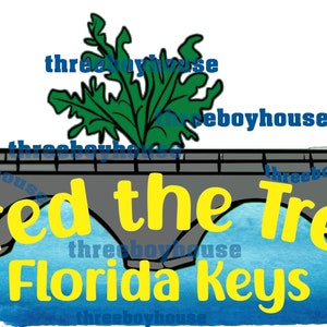 Fichier PNG Fred l'arbre pour impression--300 dpi fond transparent-Floride Keys-Old Seven Mile Bridge, Key West