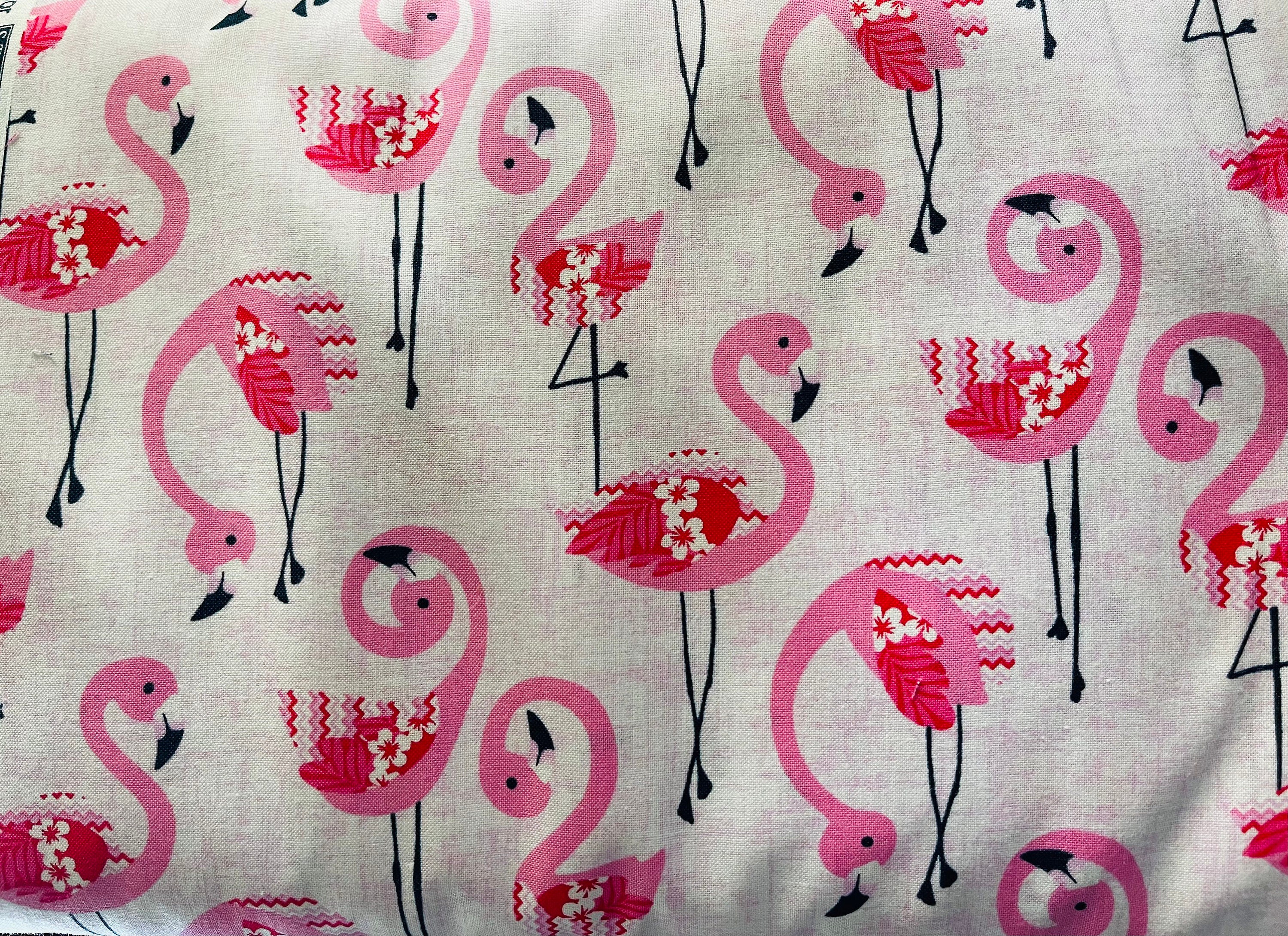 Flamingo Beach Fabric 1 Yard 100% Cotton - Etsy