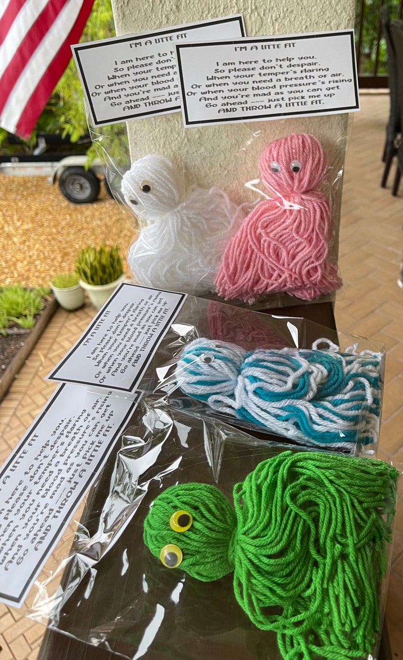 Little Fit Yarn Dollteacher Gift, Friend Gift, Gag Gift, Fun Gift