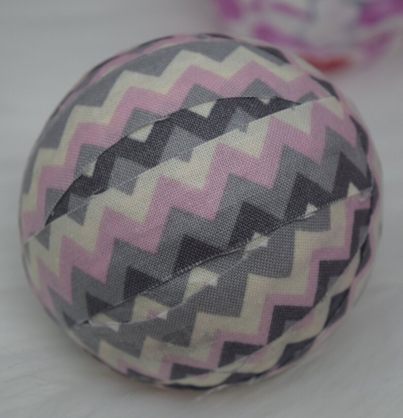bowl fillers Valentine/'s Day Decorative Fabric Rag Balls set of 6 3 balls gifts for her