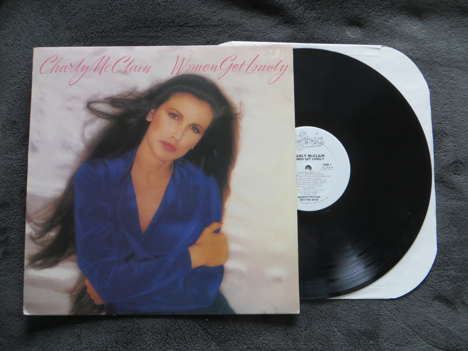 1980 Record Album Vinyl LP Charly McClain Women Get Lonely | Etsy