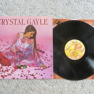 1977 Record Album Vinyl LP Crystal Gayle Country Singer We Must Believe in Magic i547