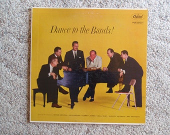 Two Record Album Vinyl LP Dance to the Bands Stan Kenton Les Brown Harry James Billy May Woody Herman Ray Anthony Music Recorded  MD f1881
