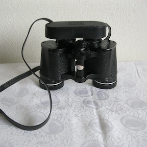 Vintage Sears Binoculars 35MM Wide Angle 500 Ft at 1000 Yds Coated Optics with Lens Covers i743