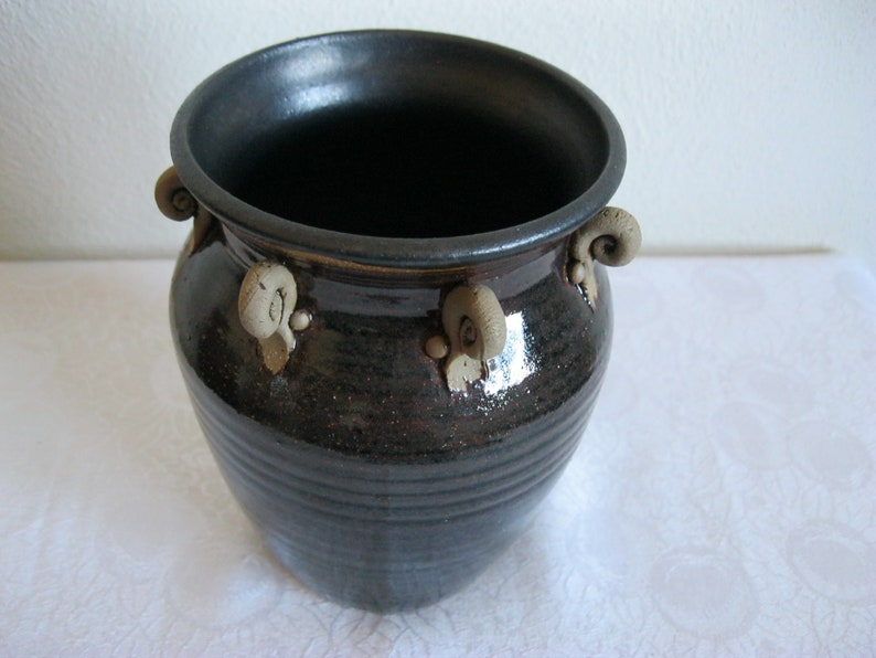 Buy Handmade 2002 Pottery Vase Pot Signed by Artist K828 Online in