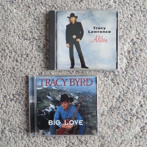 Two CDs Tracy Byrd Big Love and Tracy Lawremce Alibis Country Music Recorded Audio g2267