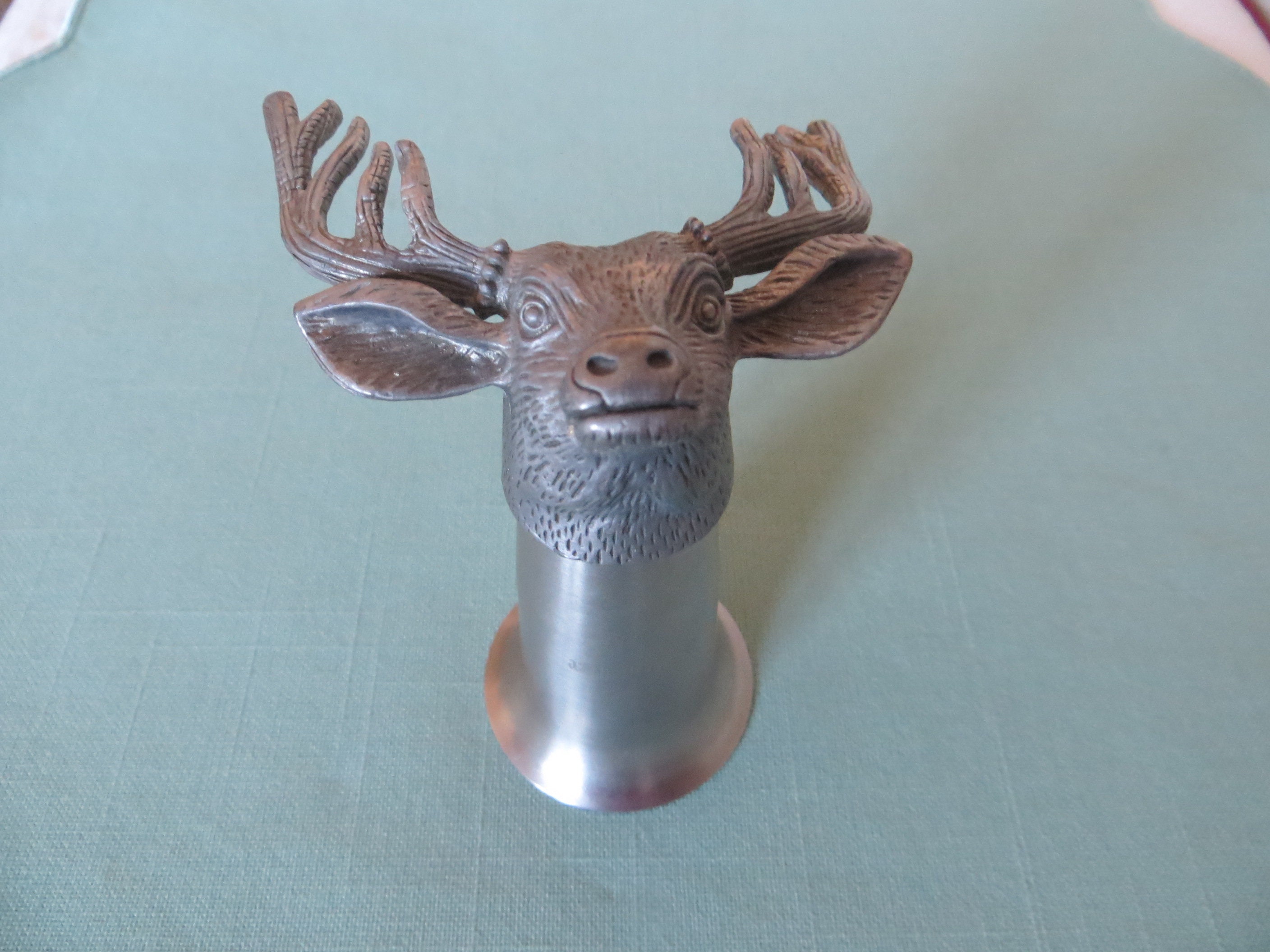 6) Jagermeister Plastic Drinking Cups - Green - Deer Head Logo