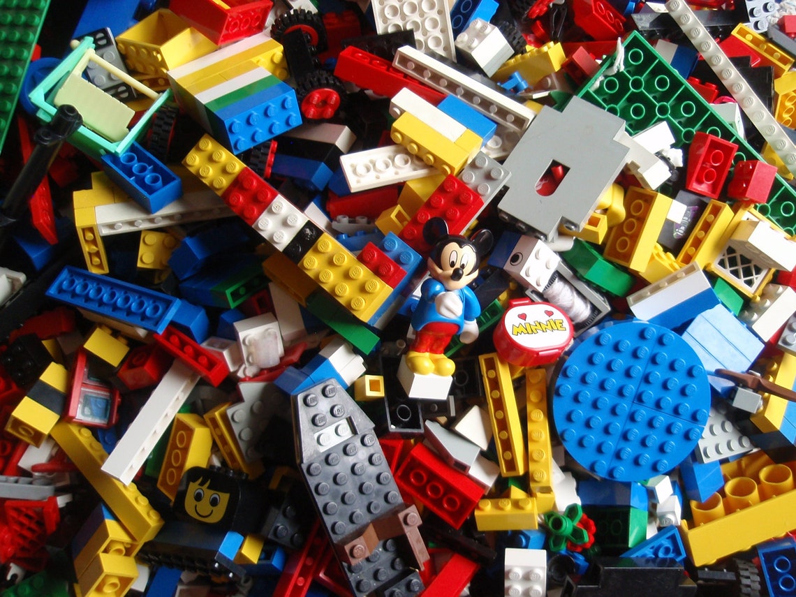 Vintage 1998 Lego Legos in Tote 8.5 Pounds Childrens Toys and Etsy