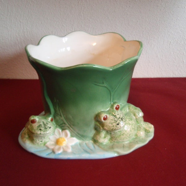 Frog Planter - Etsy