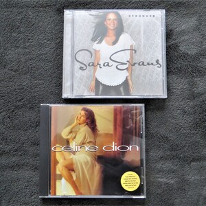 Two CDs Celine Dion and Sara Evans Stronger Recorded Audio g2313