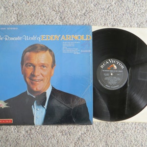 1968 Record Album The Romantic World of Eddy Arnold Country Music Recorded Audio g2292