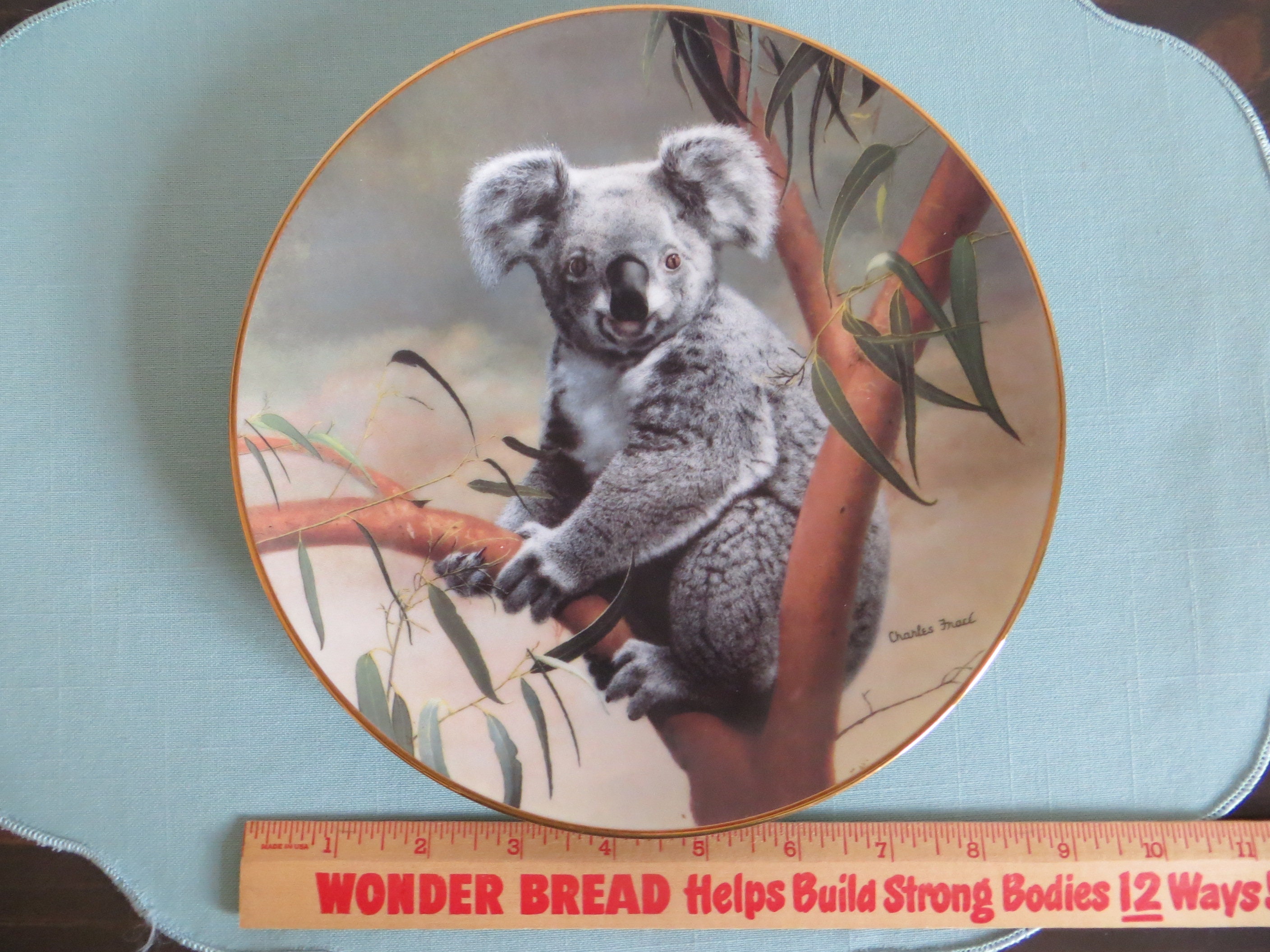 1990 the Koala Collectible Plate by Charles Frace Nature's