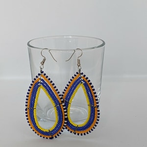 Masai Handmade Beaded Earrings | Handmade Beaded Beads Earrings |  Masai Earrings | African Masai Jewelry