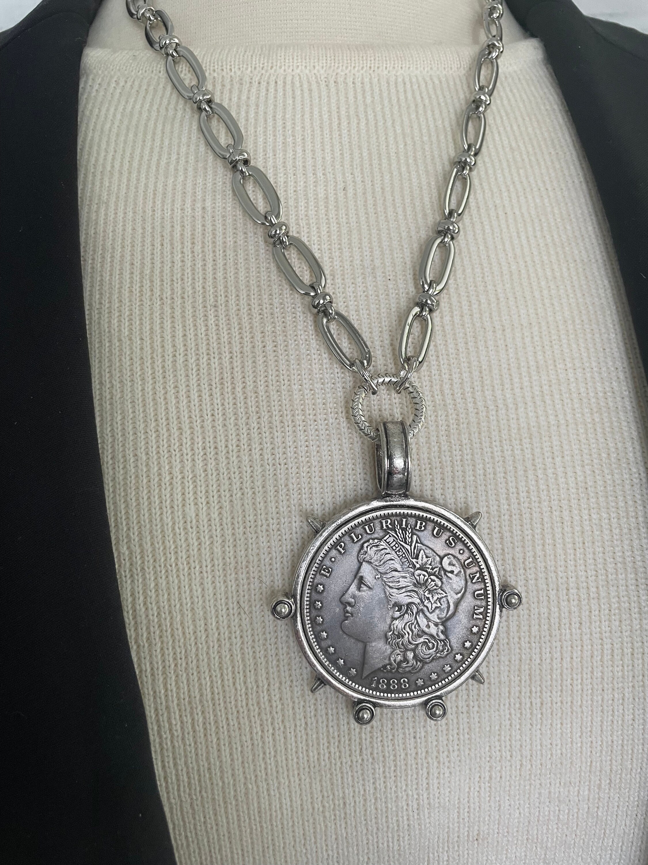 True Recycled Coin Necklace