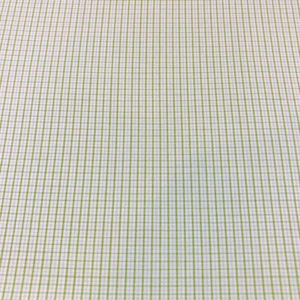 Green Window Pane Fabric by Fabric Finders. 60" wide, 100% cotton