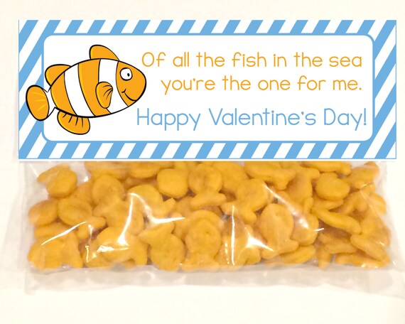 Printable Valentine's Day Goodie Bag/treat Bag Topper - Etsy