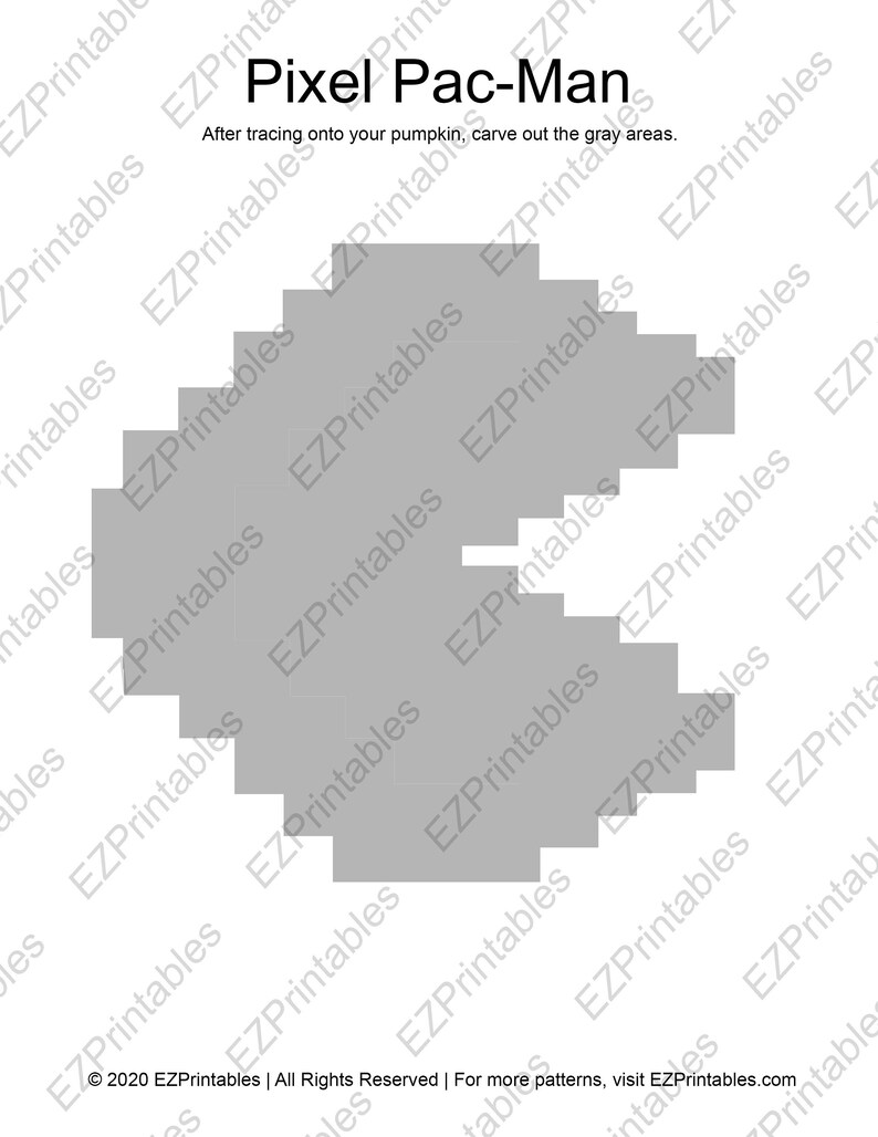 Printable Pumpkin Stencil Pack For Carving Pac Man BUNDLE Etsy printable-pumpkin-stencil-pack-for-carving-pac-man-bundle-etsy