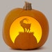 Printable Pumpkin Stencil for Carving - Goat King of the Hill ...