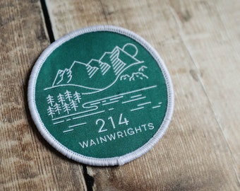 214 Wainwrights Iron-on Woven Patch