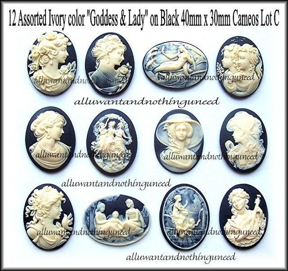 Resin cameos on sale